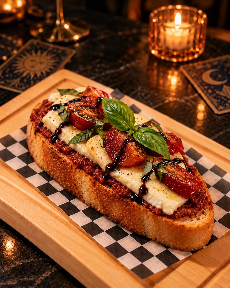 As de Bastos · Mozzarella & Pesto Rosso